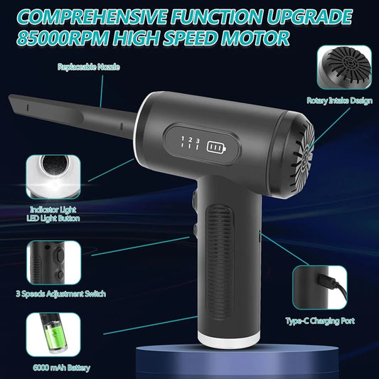 2-In-1 Cordless Air Duster