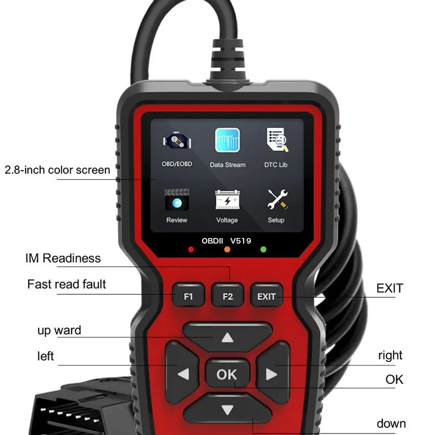 OBD2 V519 Live Data Scanner