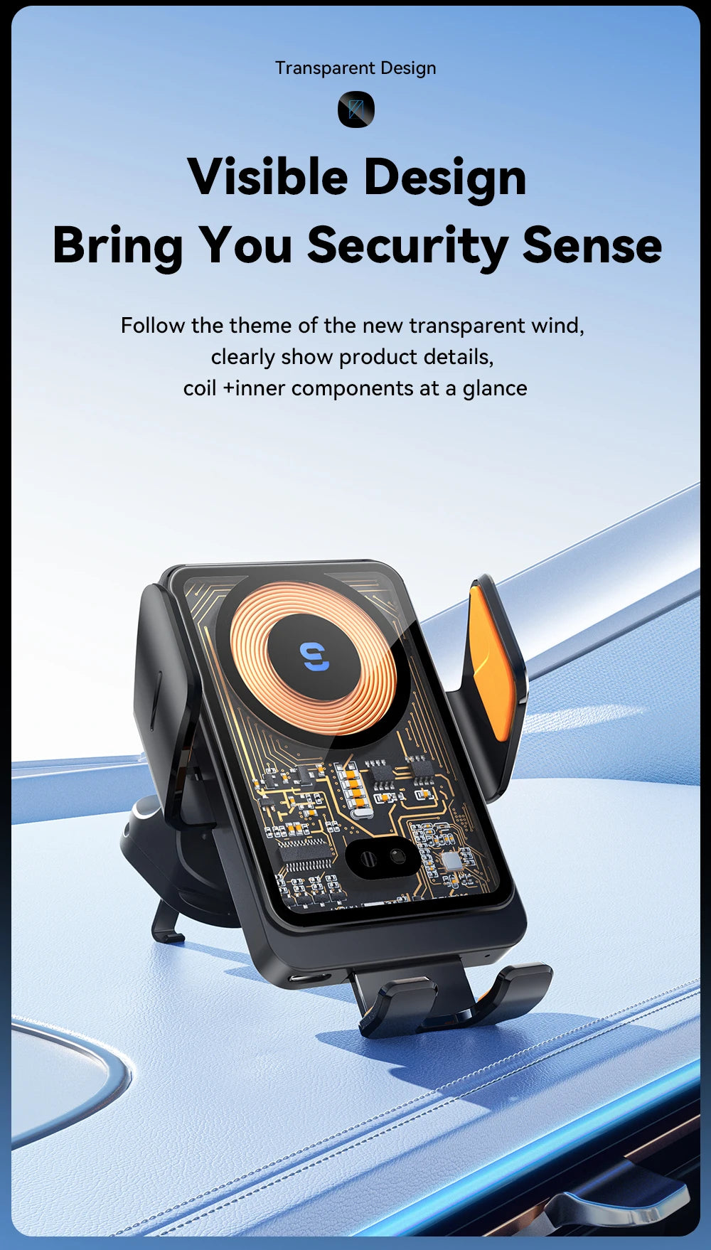 Essager 15W Qi Wireless Charger Car Phone Holder Air Vent Mount Stand For iPhone Samsung Cell Phone Support Fast Charging