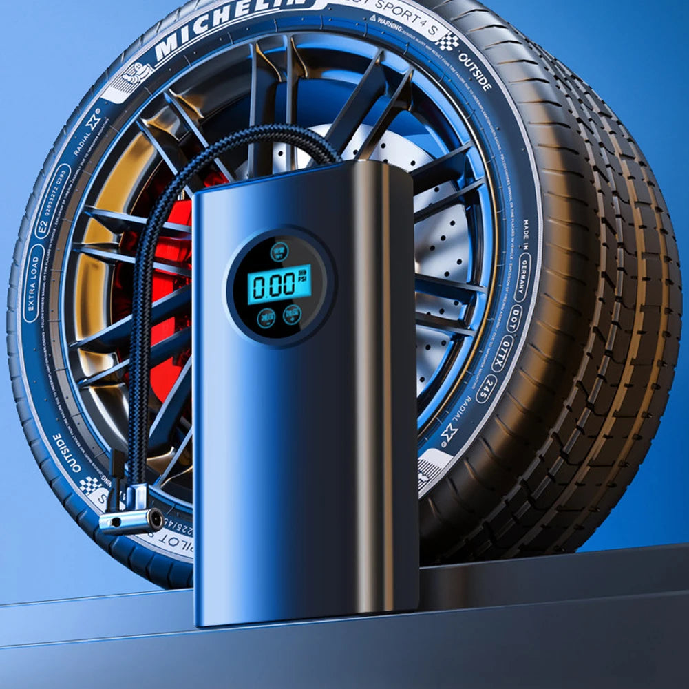 Car Tyre Inflator with Digital Gauge