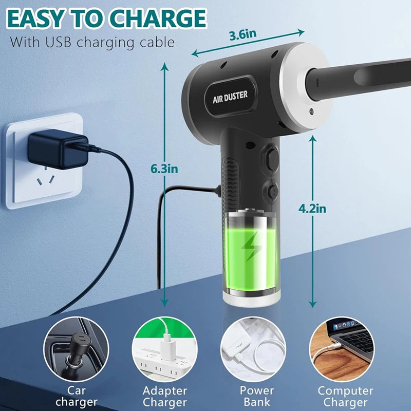 2-In-1 Cordless Air Duster